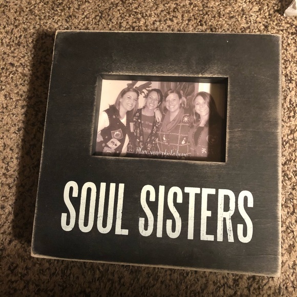 Primitives by Kathy Other - NWT-Black Frame White Lettering-3 1/2 x 5 1/2 Pic.